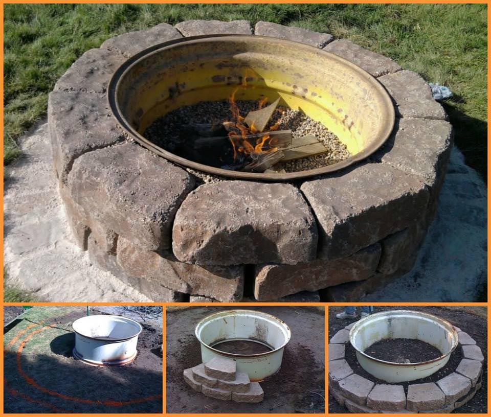 Content to image for fire pit diy ideas