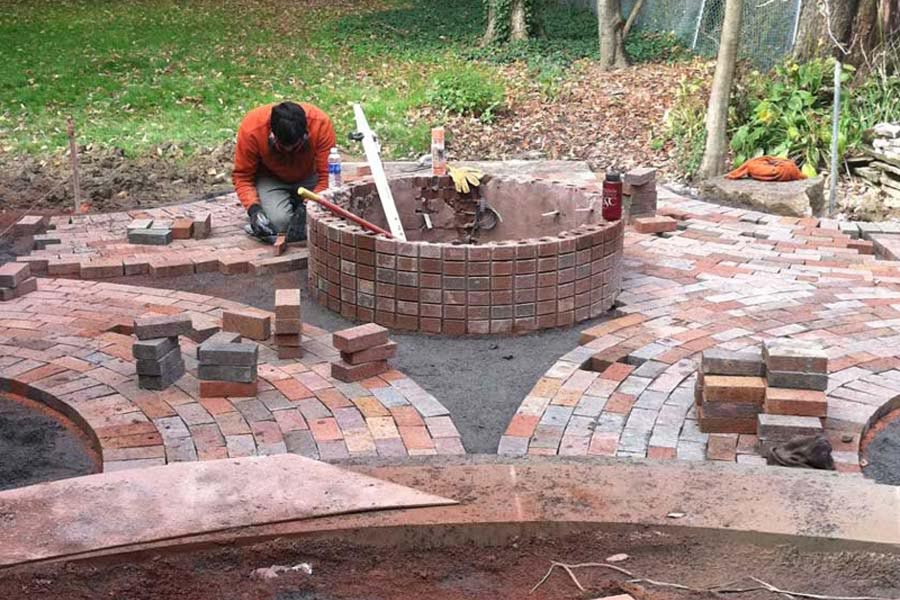 Brick Fire Pit Designs Fire Pit Design Ideas