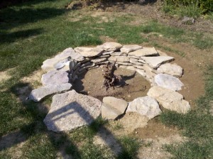 Build a Fire Pit with Rocks