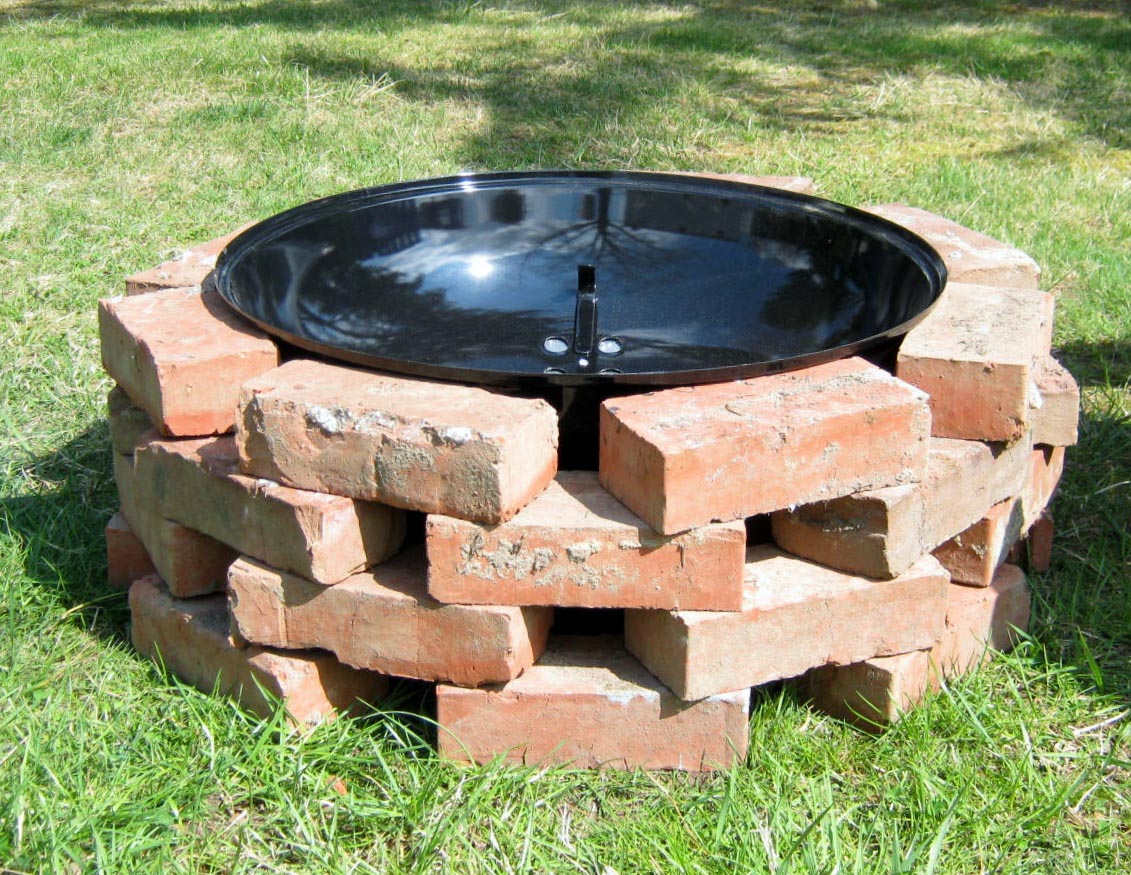 Build Brick Fire Pit Grill