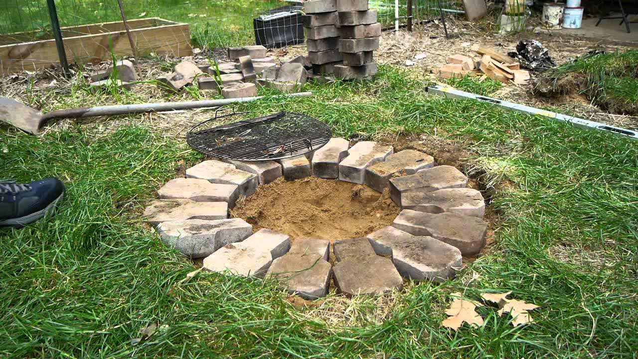 Build Inground Fire Pit