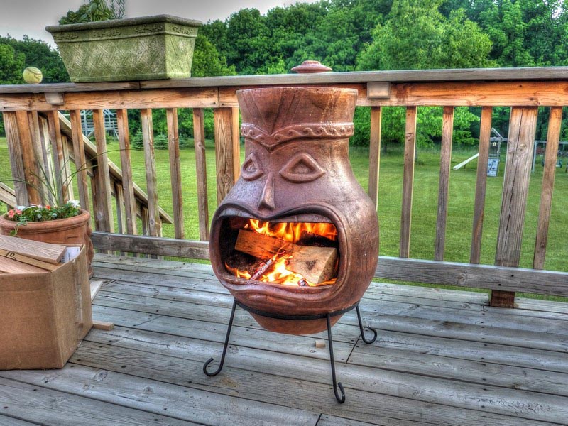 Clay Chimney Fire Pit Fire Pit Design Ideas