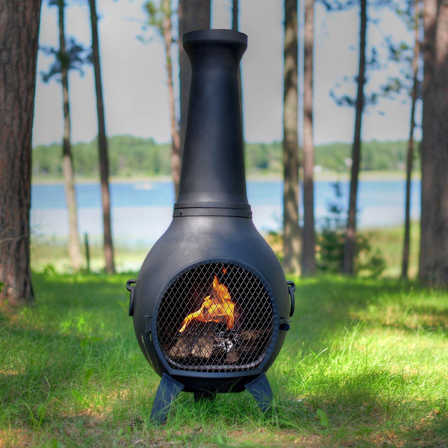 Clay Fire Pit Chimney