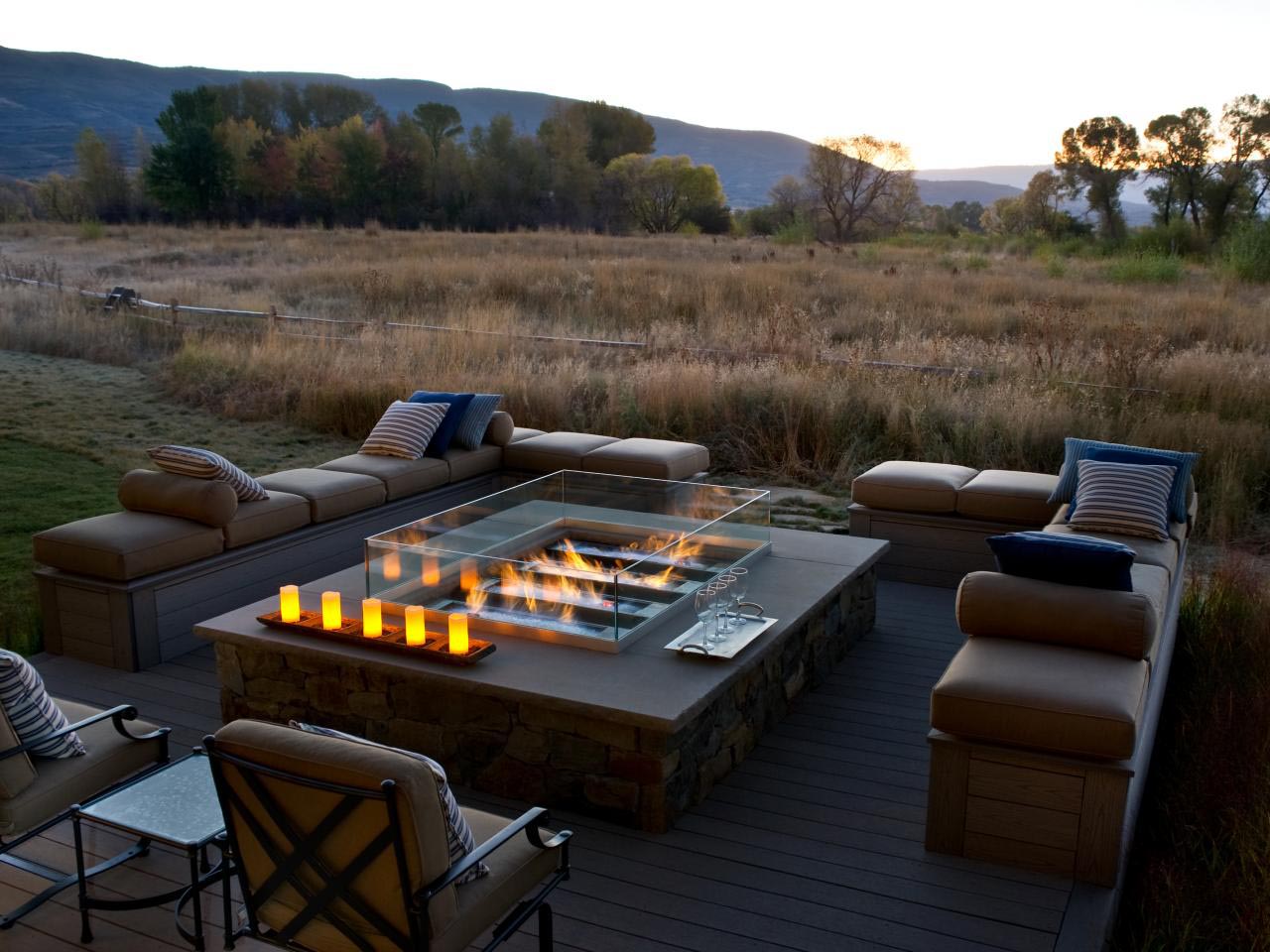 Deck Gas Fire Pit