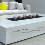 DIY Concrete Fire Pit Table