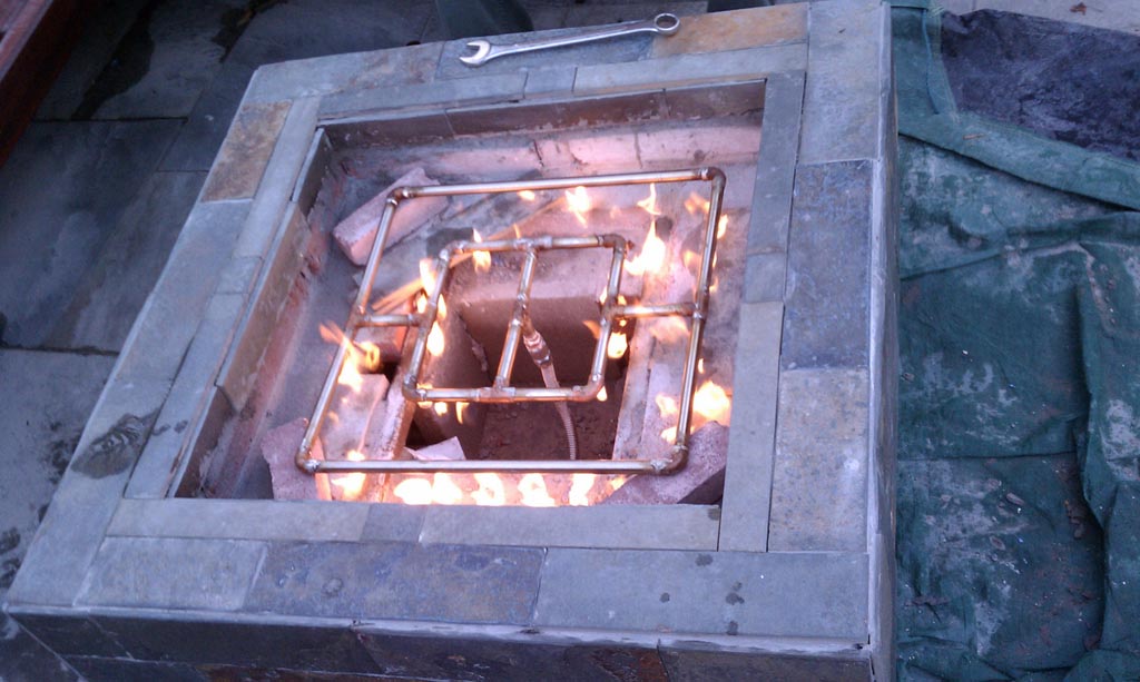 Diy Gas Fire Pit Insert Fire Pit Design Ideas