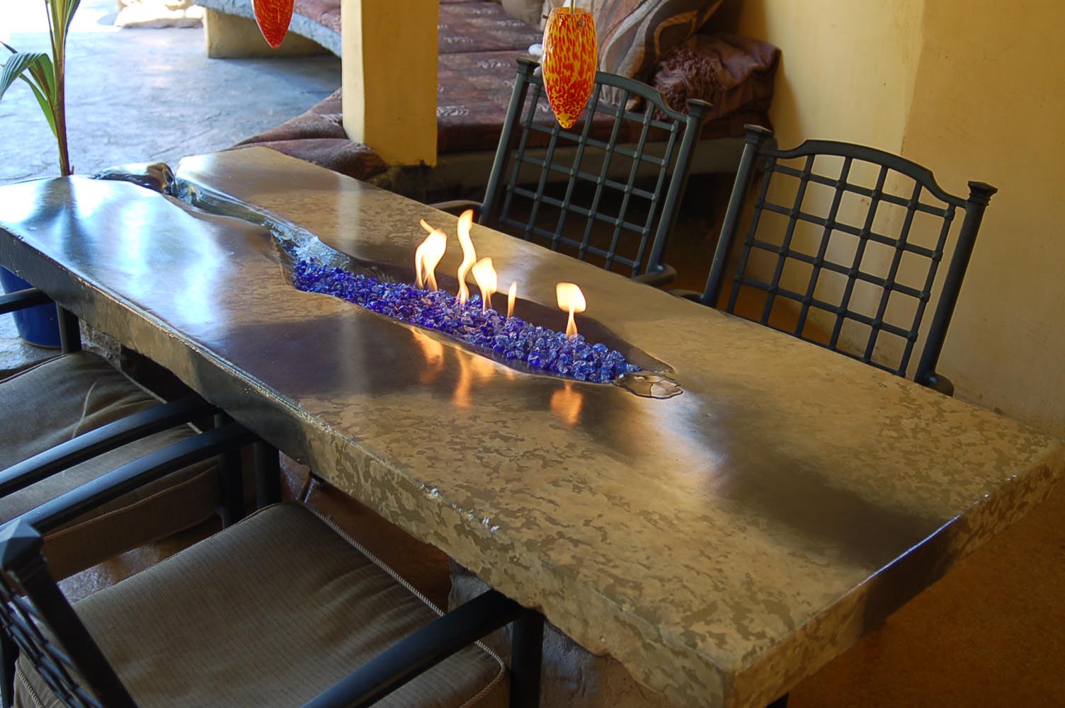 DIY Portable Glass Fire Pit