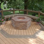 Fire Pit in Deck