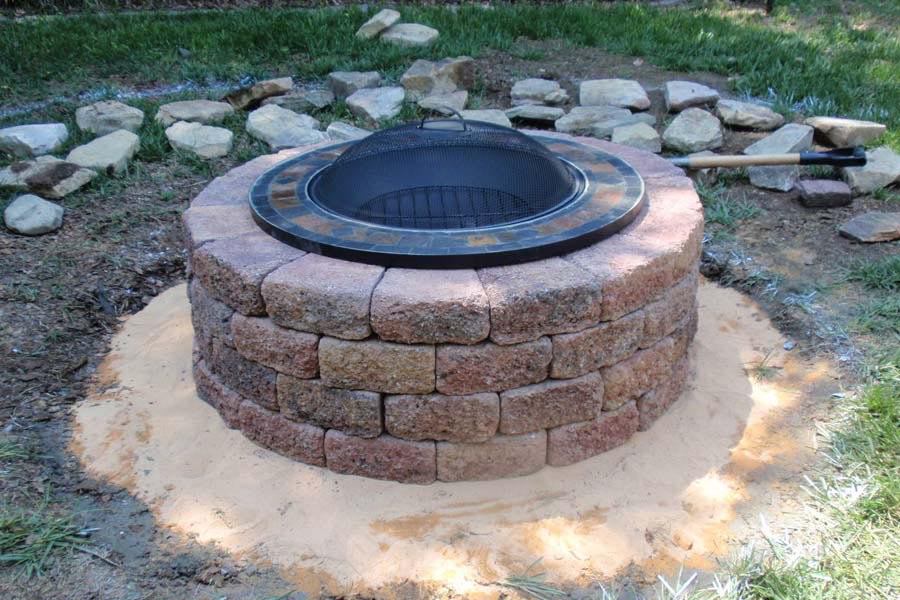 How To Build A Brick Fire Pit Without Mortar Fire Pit Design Ideas