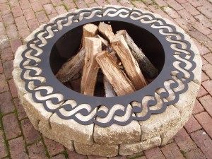 Metal Ring for Fire Pit
