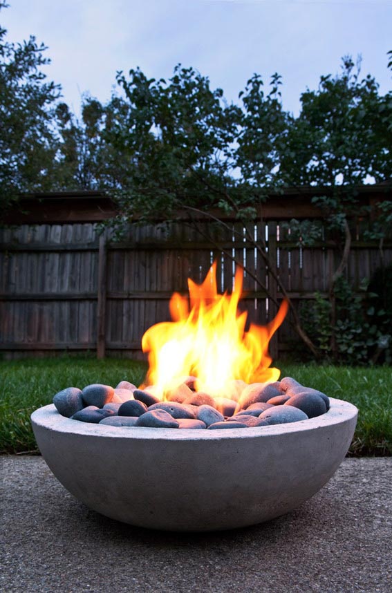 Outdoor Propane Fire Pit DIY