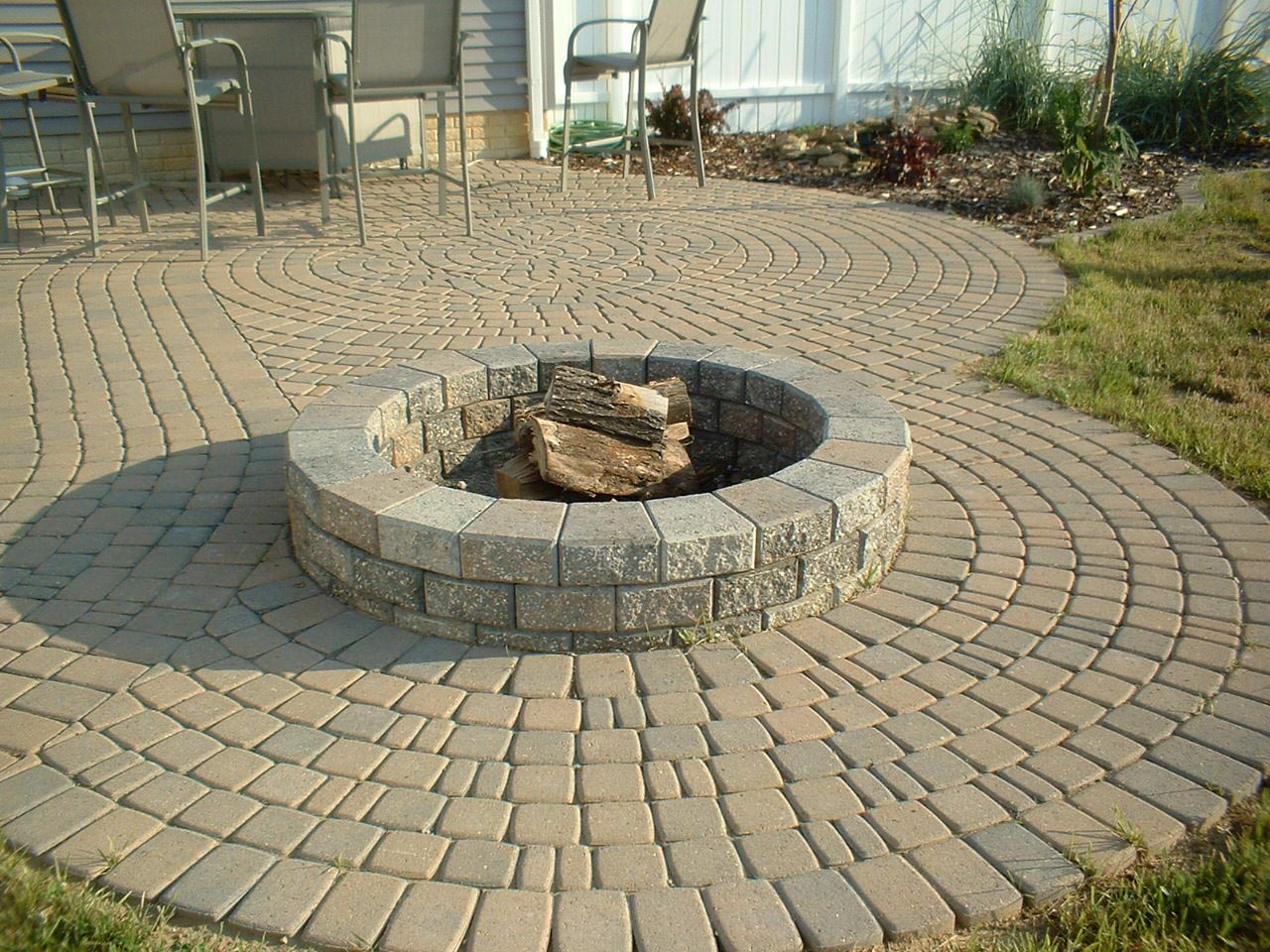 Paver Patio With Fire Pit Fire Pit Design Ideas