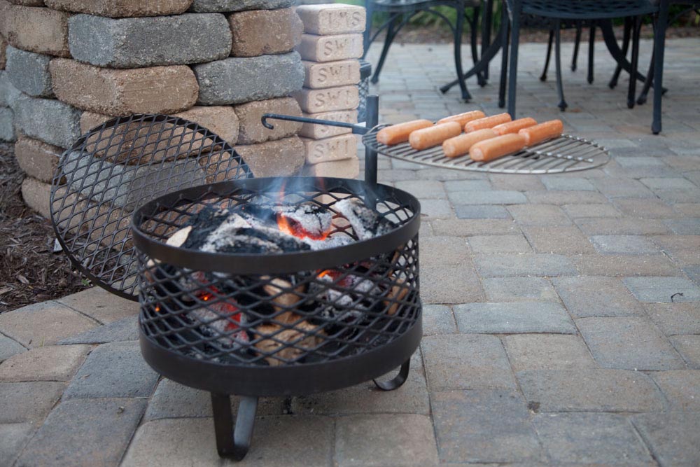 Portable Outdoor Fire Pit Grill