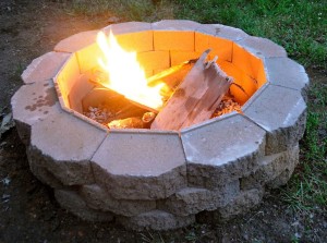Build a Fire Pit with Pavers