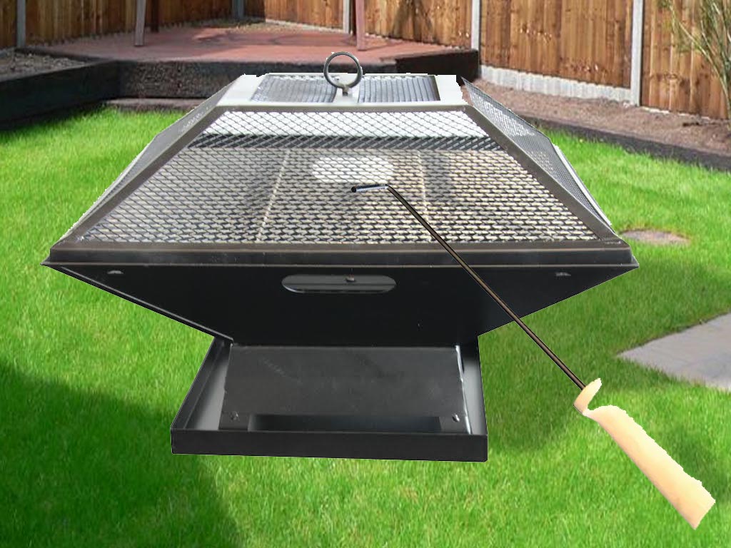 Cast Iron Fire Pit Grill