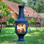 Clay Fire Pit Chiminea