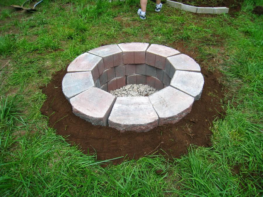 Concrete Block Fire Pit Plans