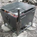 Cowboy Fire Pit Rotisserie Grill