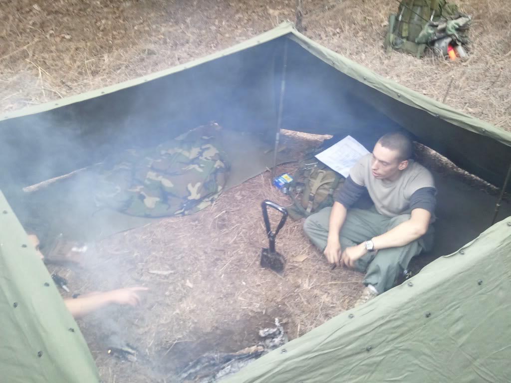 Dakota Fire Pit in Shelter