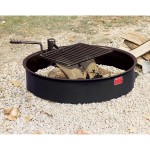 Fire Pit Ring with Grill
