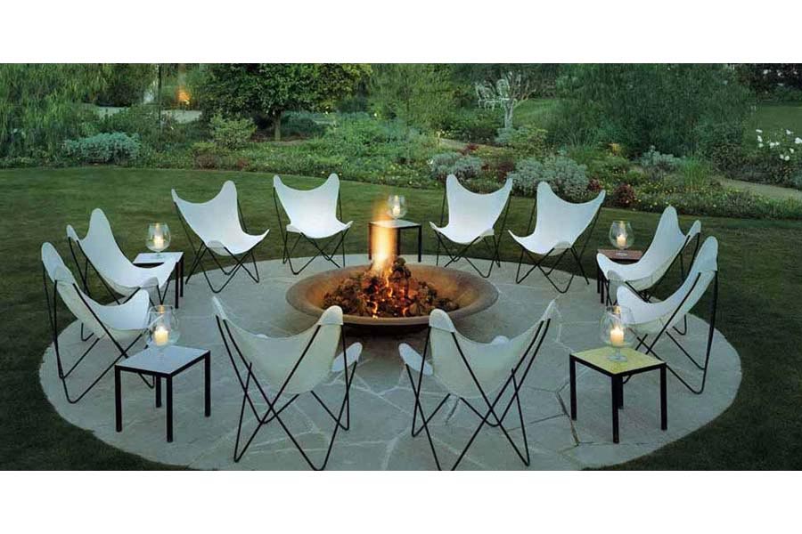 Fire Pit Set with Chairs