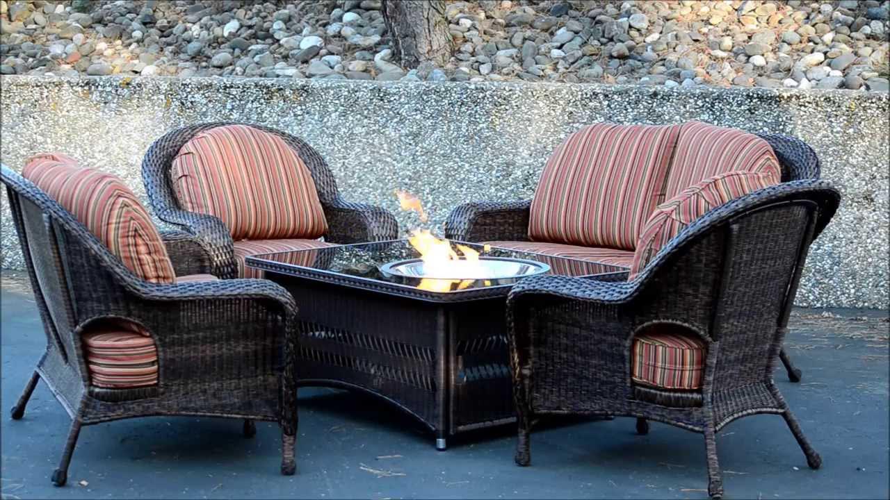 Fire Pit Table with Chairs