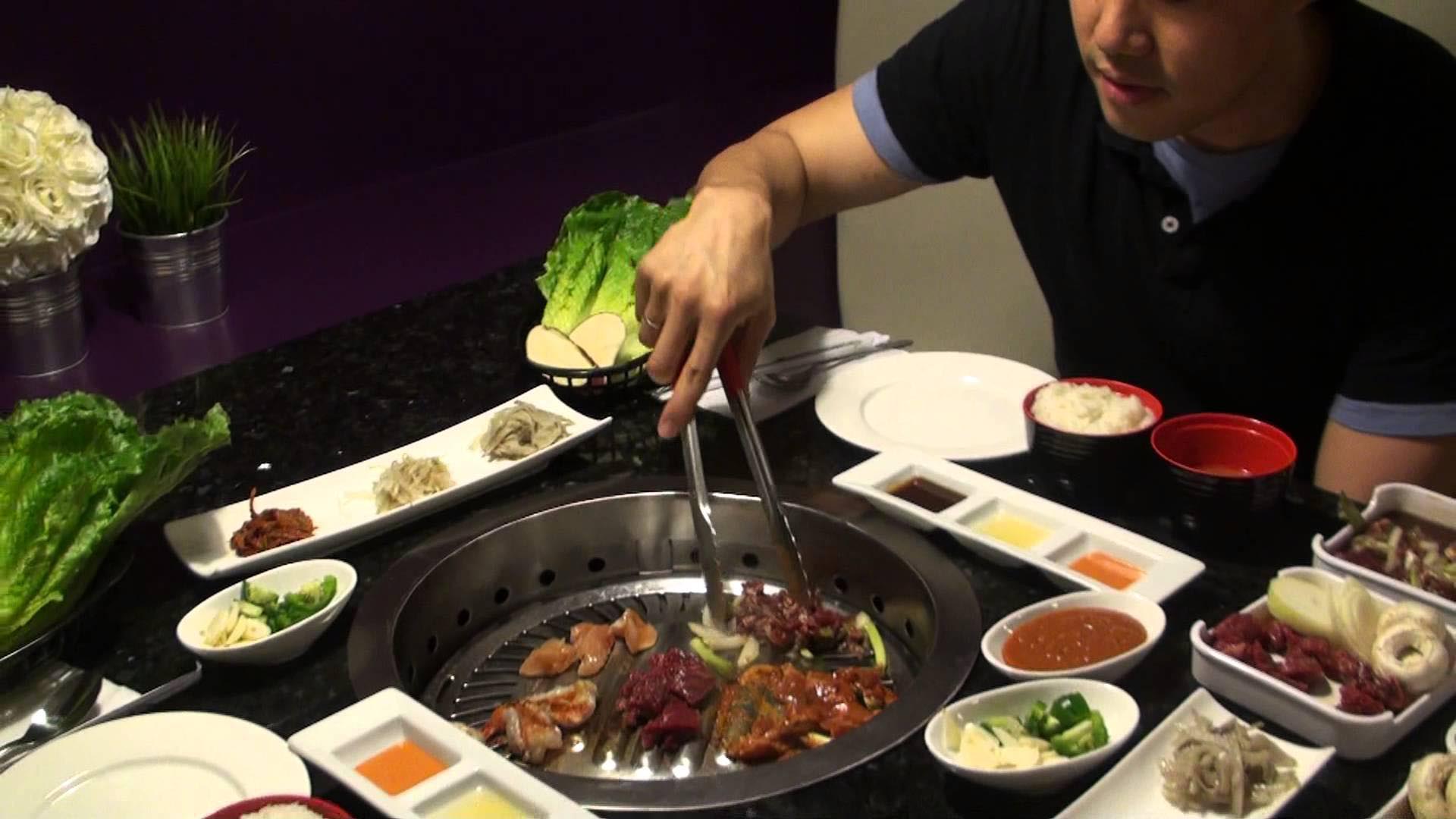 Korean Style BBQ Table