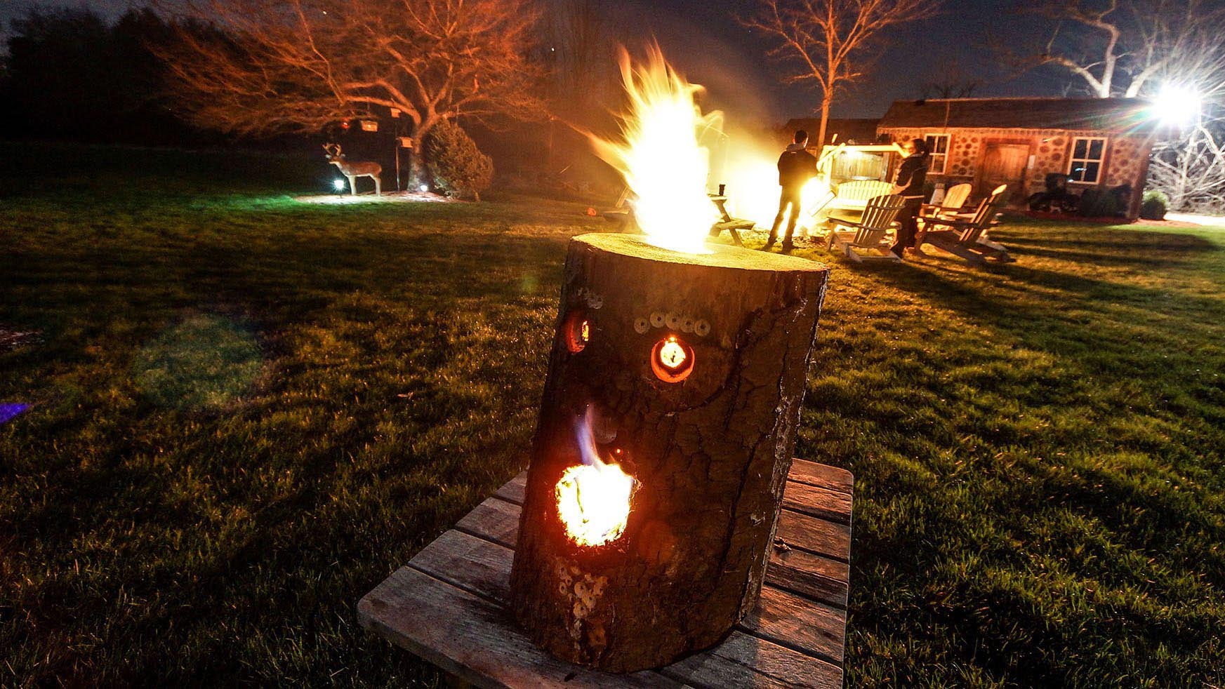 Make a Swedish Fire Log