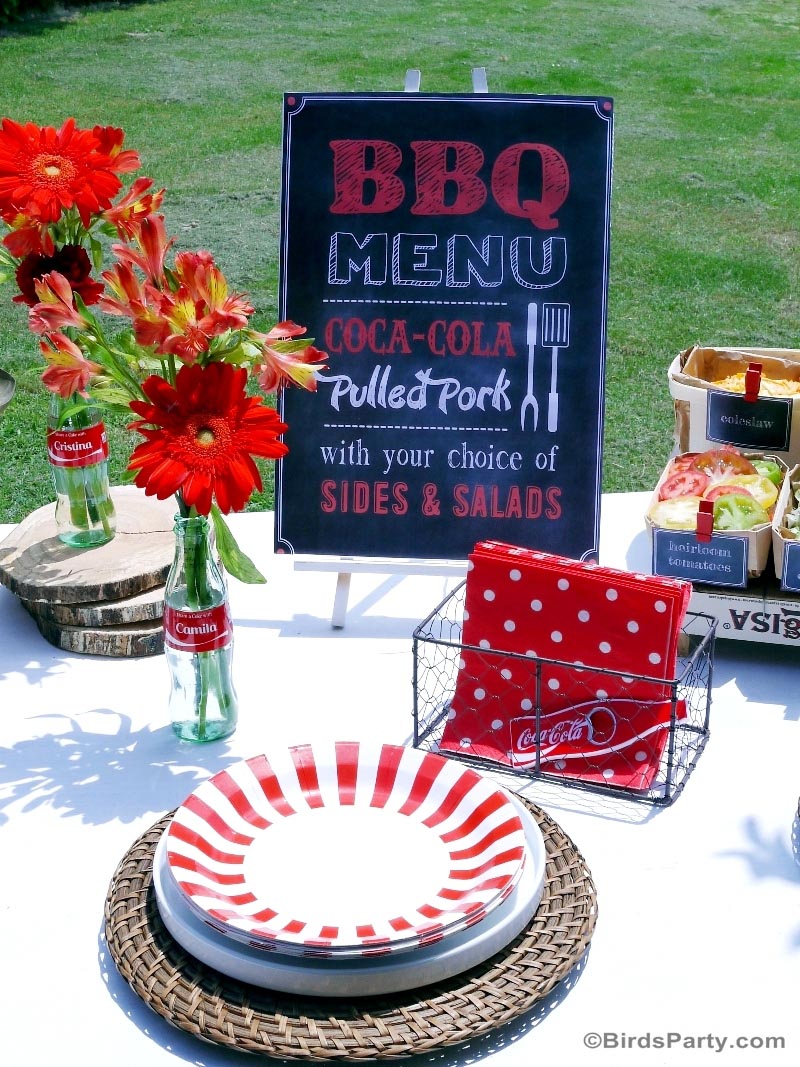 Outdoor BBQ Party Decorations