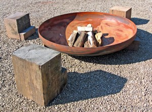 Outdoor Clay Fire Pit
