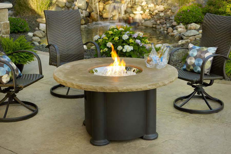 Propane Fire Pit Table and Chairs