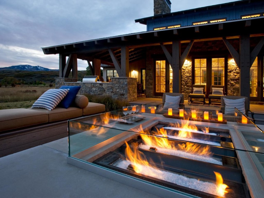 Sunken Fire Pit Seating