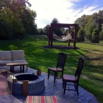 Octagon Fire Pit Swing | Fire Pit Design Ideas