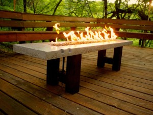 Table Fire Pits with Chairs