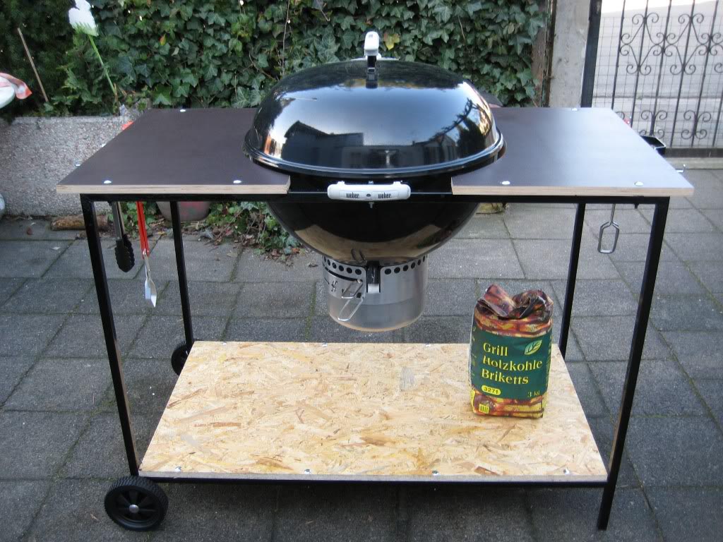 Weber Charcoal Bbq Side Table Fire Pit Design Ideas