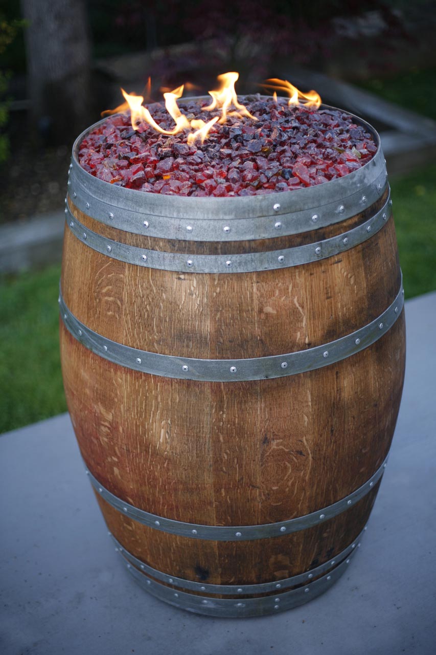 Wine Barrel Fire Pit Kit