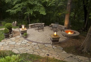 Backyard Patio Ideas with Fire Pit