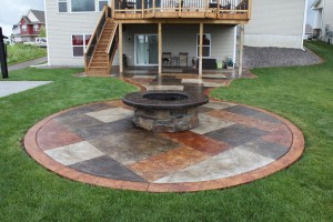 Concrete Patio Fire Pit