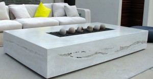 DIY Concrete Fire Pit Table