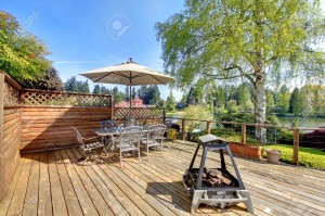 Fire Pit on Deck