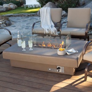 Patio Table with Gas Fire Pit
