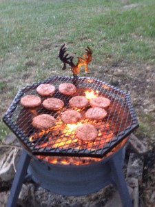 18 Wheeler Rim Fire Pit