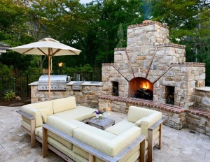Brick BBQ Pit Design