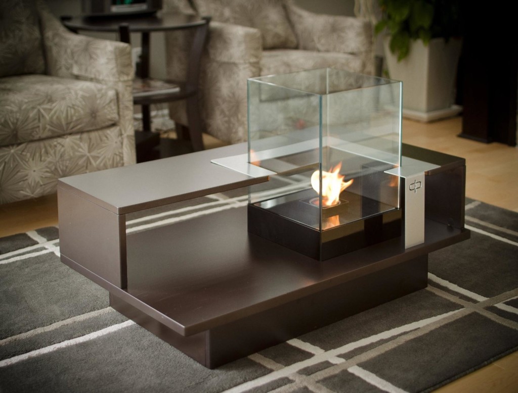 Fire Pit Coffee Table Indoor