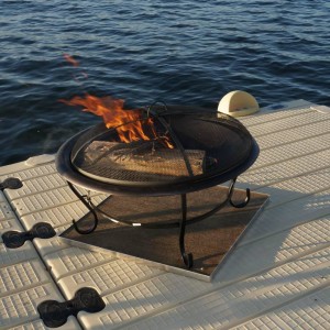 Fire Pit Pad for Wood Deck