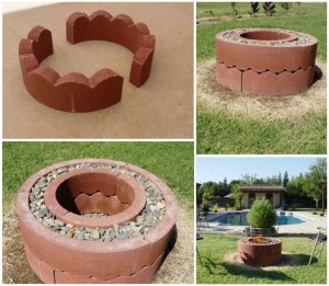 Homemade Fire Pit Ring