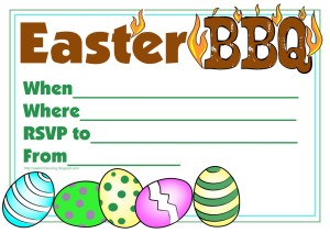 Invitation to BBQ Party
