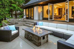 Modern Outdoor Propane Fire Pit