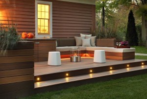 Modern Wood Fire Pit