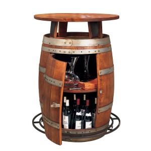 Oak Barrel Fire Pit